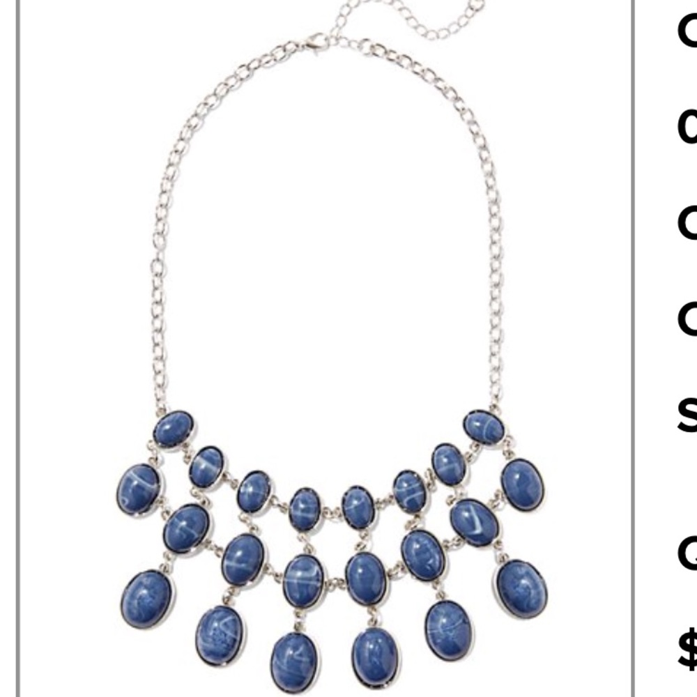 CABOCHON BIB NECKLACE New York and Company